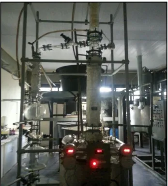 Figura 37 - Unidade de Destilação Piloto/THERMTEK/LEQ/ITEC/UFPA  4.7.2.  Unidade de Destilação em Bancada 