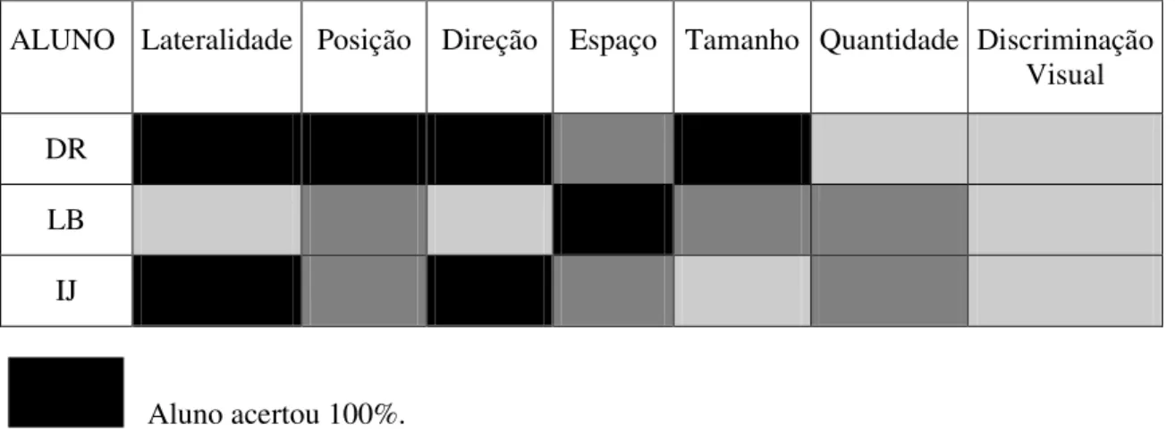 Figura  7:  Folha  geral  de  registro  das  áreas  avaliadas  com  o  Instrumento  de  Avaliação  do  Repertório Básico para a Alfabetização (IAR)