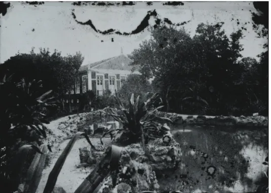 Figura 5 – Lago das vitórias-régias, ainda sem as plantas. Fotógrafo não identificado, 1896