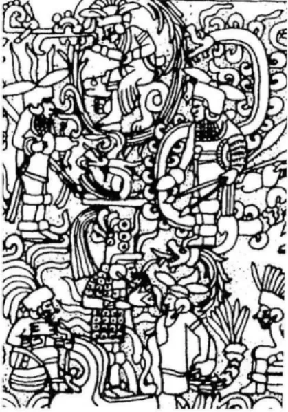 FIGURA 9. Tezcatlipoca representado en Chichén Itzá. Fotografía tomada por el autor.