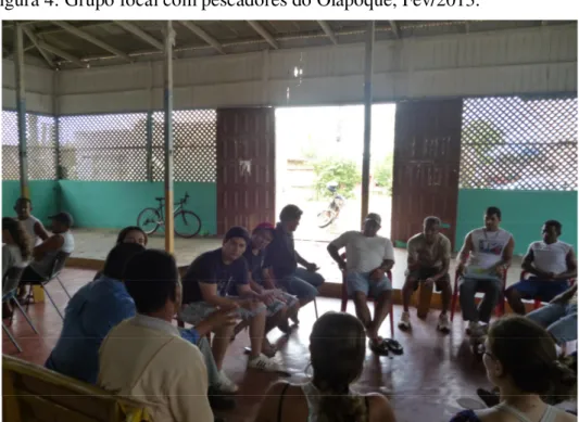 Figura 4: Grupo focal com pescadores do Oiapoque, Fev/2013. 