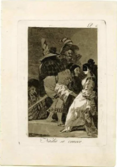 Figura 1 - nº 6 de Caprichos.