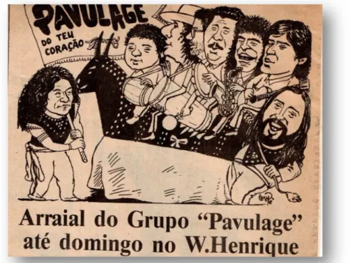 Figura 4: Jornal O Liberal de 15 de junho de 1990 anunciando uma das apresentações do grupo  no Teatro Waldemar Henrique