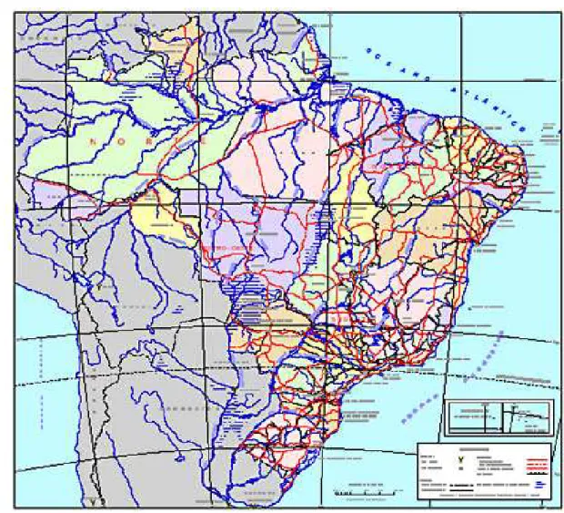 Figura 1  - Mapa do Brasil 