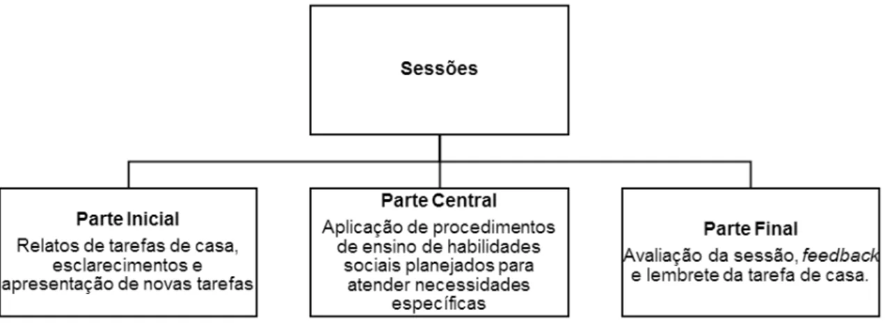 Figura 1 . Estrutura das sessões.