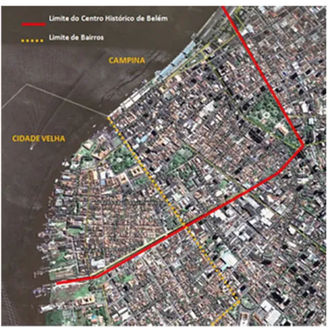 Figura 2 – Centro Histórico de Belém (CHB)