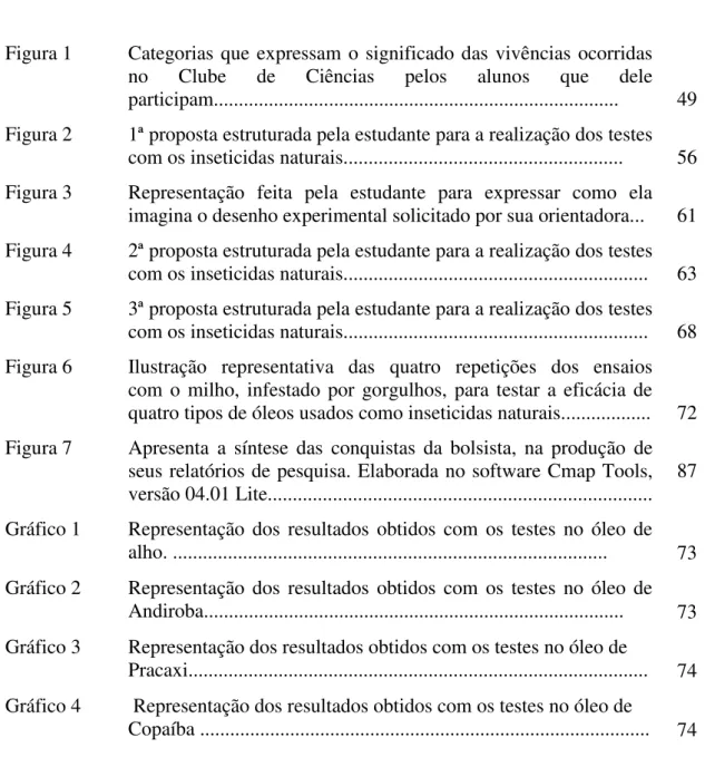 Figura 1   Categorias que expressam  o significado das vivências ocorridas  no  Clube  de  Ciências  pelos  alunos  que  dele  participam................................................................................