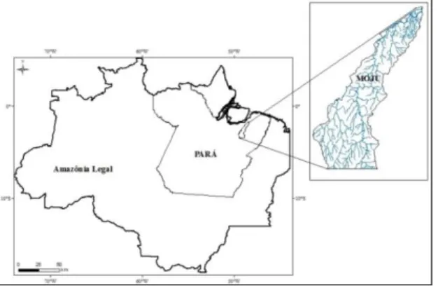 Figura 2.1. Localização do município de Moju, estado do Pará. 