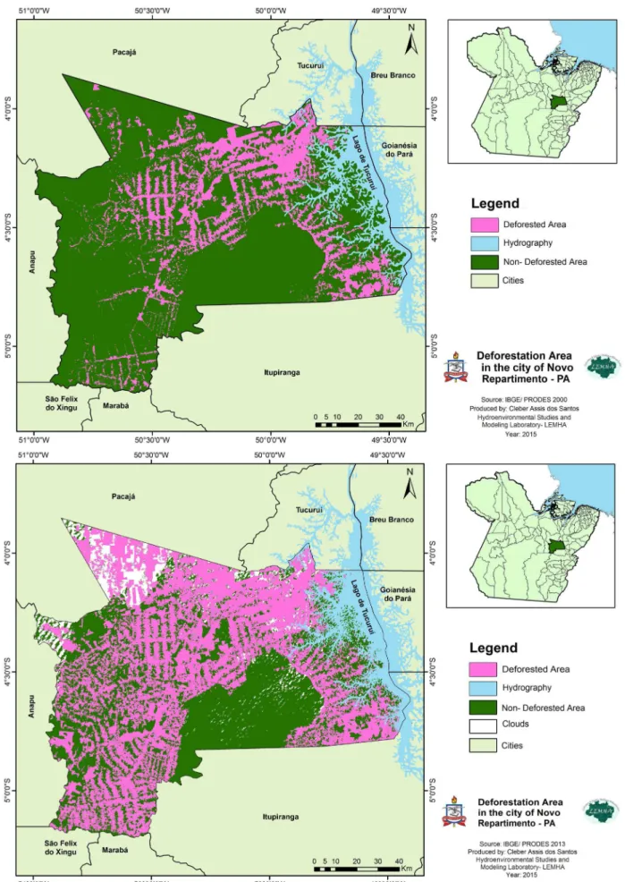 Figure 3- Evolution of Deforestation in New Reparation (2000-2013)  Source: IBGE / PRODES, 2013.