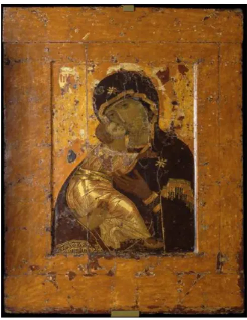 Fig. 3. Nossa Senhora de Vladímir (século XII).
