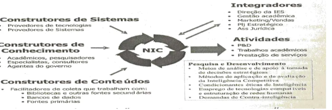 Figura 2  –  Metodologia de trabalho interativo do NIC 