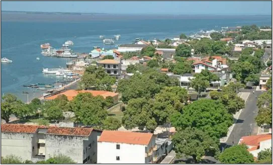 Figura  4.1 - Vista de um  trecho  da  cidade  de Santarém-PA 