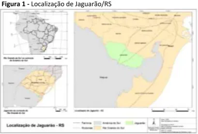 Figura 1 - Localização de Jaguarão/RS 