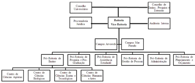 Figura 1.  Organograma da UniCaso 