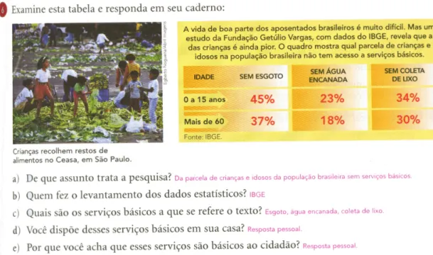 Figura 4 - Atividade de 7ª série. 