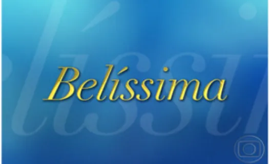 Figura 2 – Logotipo de Belíssima  Fonte: &lt;http://memoriaglobo.globo.com&gt; 