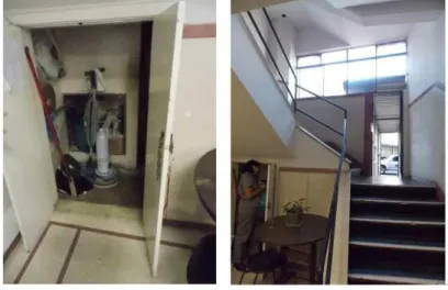 Figure 7: The wardrobe inside the police station where E. was hidden from a commission supervising the  police station in search of traces of torture (Source: De Oliveira Souza, Magni et al, 2015) 