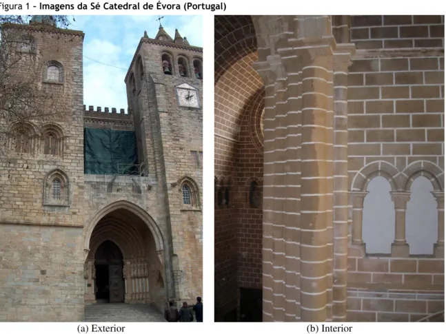 Figura 1 – Imagens da Sé Catedral de Évora (Portugal)