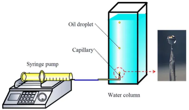 Table 3. Specifications of the capillaries used in the experiment.