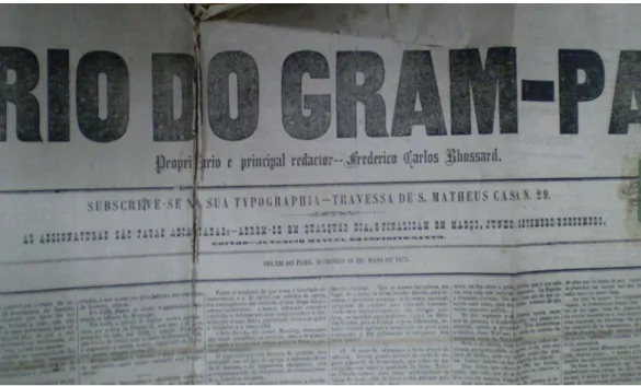 Figura 24: frontispício do jornal Diário do Gram-Pará a partir de 1866. 