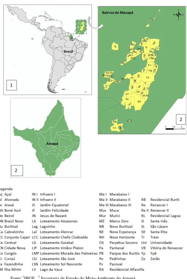 Figura 1 –  Área de estudo 