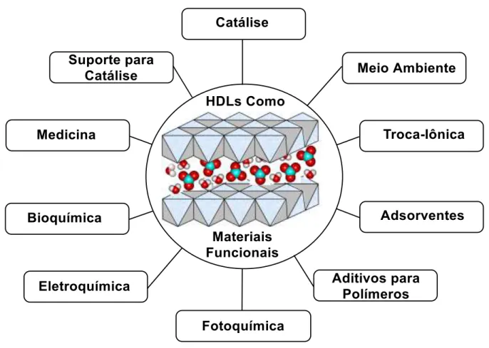 Figura 19. Possíveis aplicações dos HDL. Adaptado de Mingos (2006). 