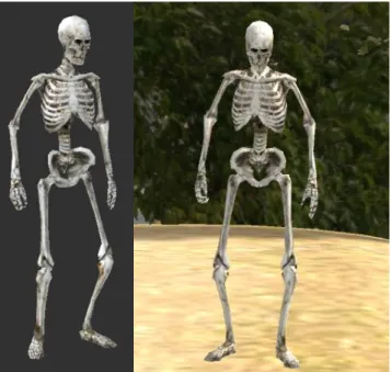 Figura 13  –  Esqueletos dos Caucheiros 
