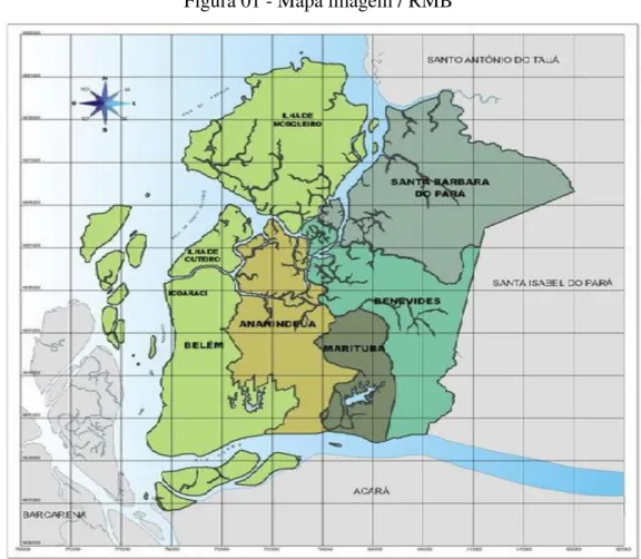 Figura 01 - Mapa imagem / RMB  