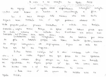 figura 2 – Representação gráfica do mapa vivencial 1.