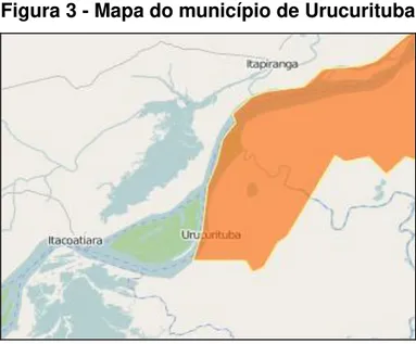 Figura 3 - Mapa do município de Urucurituba 