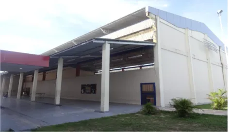 Figura 1  –  Área externa  da quadra poliesportiva da escola 