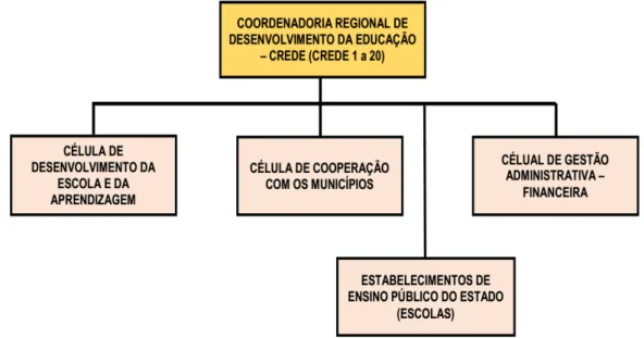 Figura 2: Estrutura da CREDE – 2013 