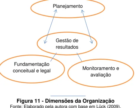 Figura 11 - Dimensões da Organização 