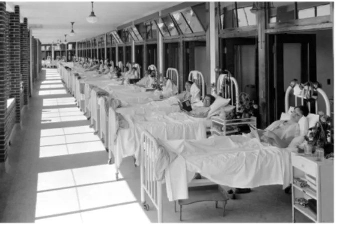 Figura 3  –  Sanatório para tratamento da tuberculose. 