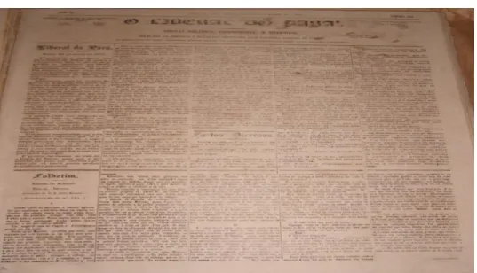 Foto 2  –  O Jornal O Liberal do Pará, século XIX. 