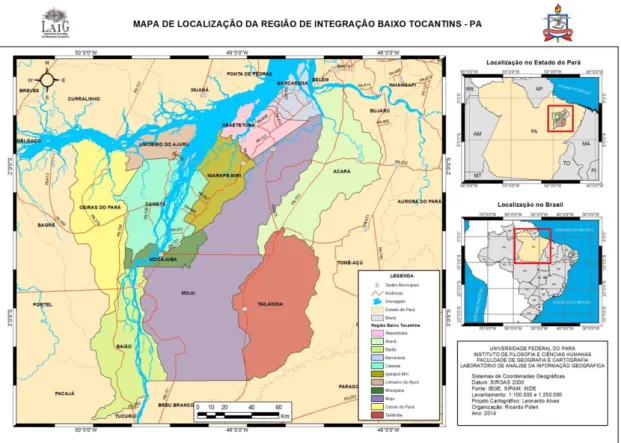 Figura 6 - Região de integração do Baixo Tocantins 