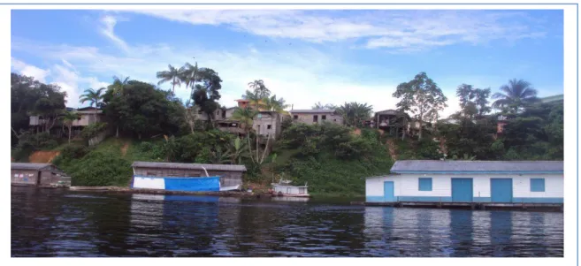Figura 24: Casas flutuantes em Tapauá. 