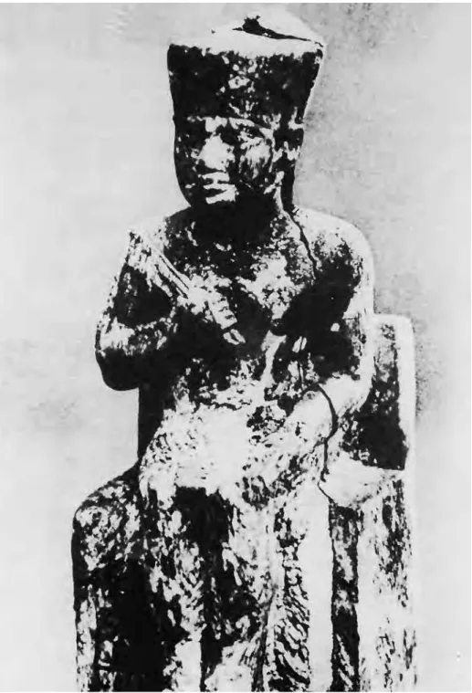 figura 1.7  Quéops, faraó da IV dinastia, construtor da Grande Pirâmide. (Fonte: C. 1967