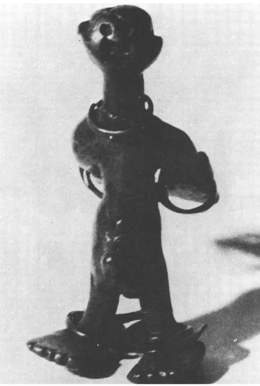 figura 2.1  Estatueta em bronze representando o poder dinástico dos Songhai (Tera Níger), Col