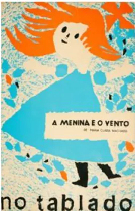 Figura 14: cartaz de divulgação da peça infantil “A Menina  e  o  Vento”,  da  ilustradora  de  livros  infantis  Marie  Louise  Nery, 1963