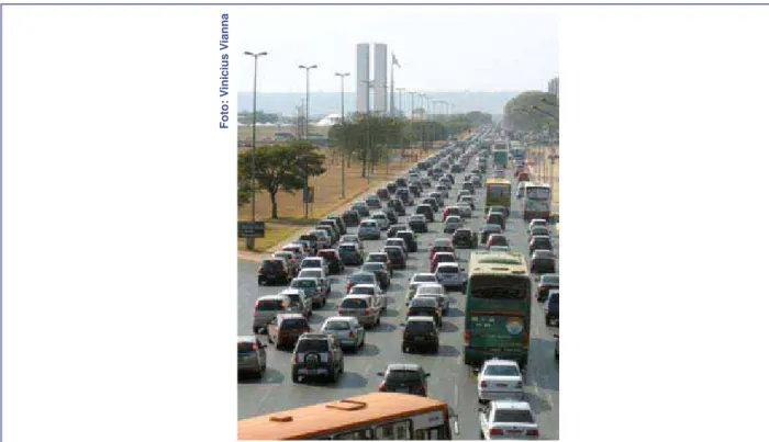 FIGURA 10 -  Congestionamento e uso do automóvel em grandes cidades mundiais.