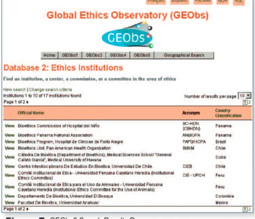Figure 8: GEObs2 View Page
