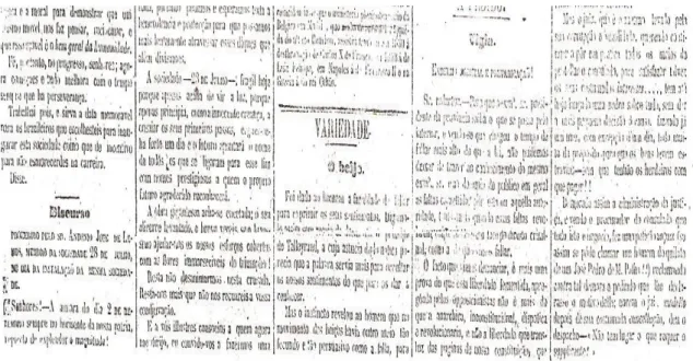 Figura 05: Crônica Portuguesa em jornal paraense  Fonte: Microfilmes Centur 