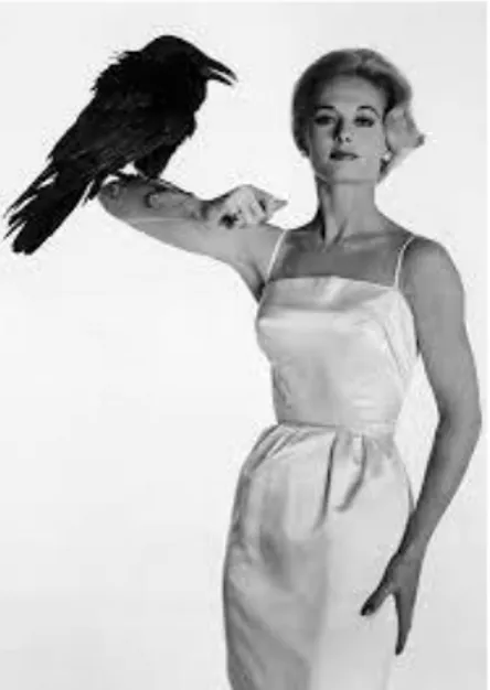 Figura 6 - Tippi Hedren em “Os pássaros” (1963), de Alfred Hitchcock  Fonte: 