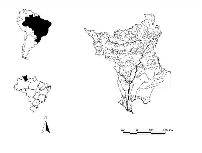 Figura 1. Localização geográfica do estado de Roraima. 
