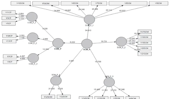 Figure 3 Purified structural model after bootstrap processing.