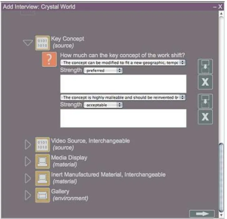 Figure 4: VMQ Interview Panel