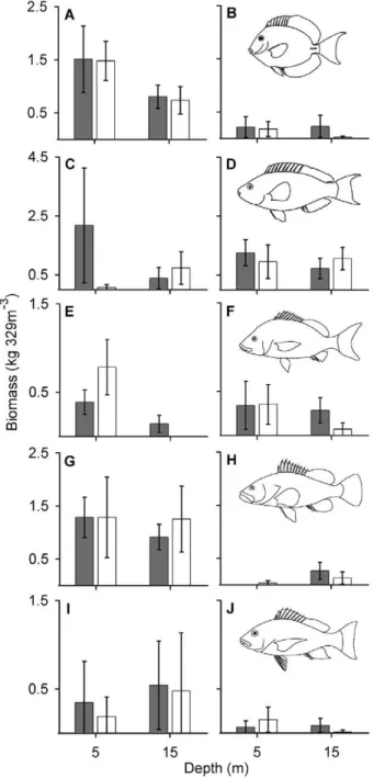 Figure 5. Biomass of reef-associated fish species among zones of the Saba Marine Park