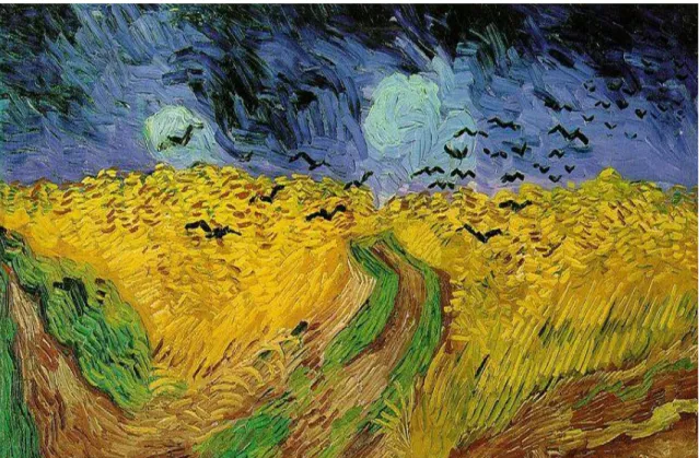 Fig. 19 – Vincent Van Gogh: “Trigal com corvos”. Óleo sobre tela, 1890. 