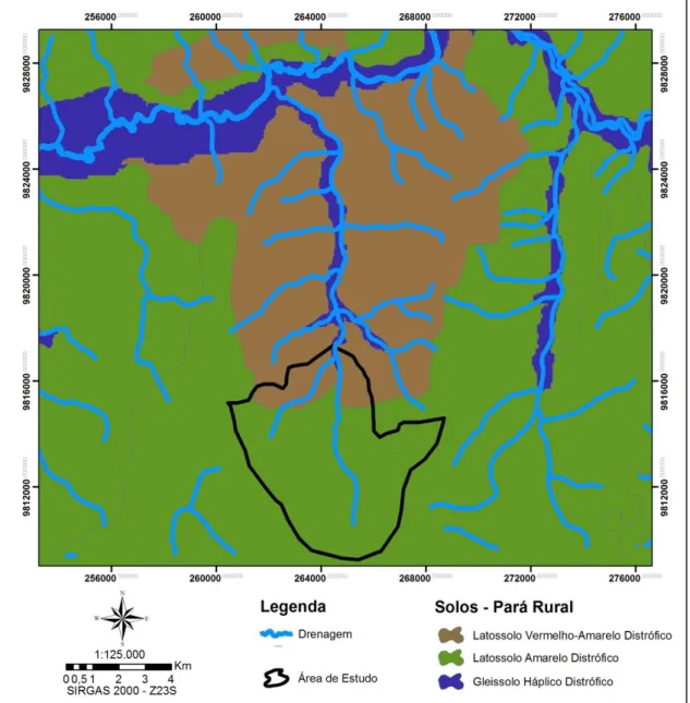 Figura 4: Mapa de solos. Fonte: Adaptado de SEMA (2010). 